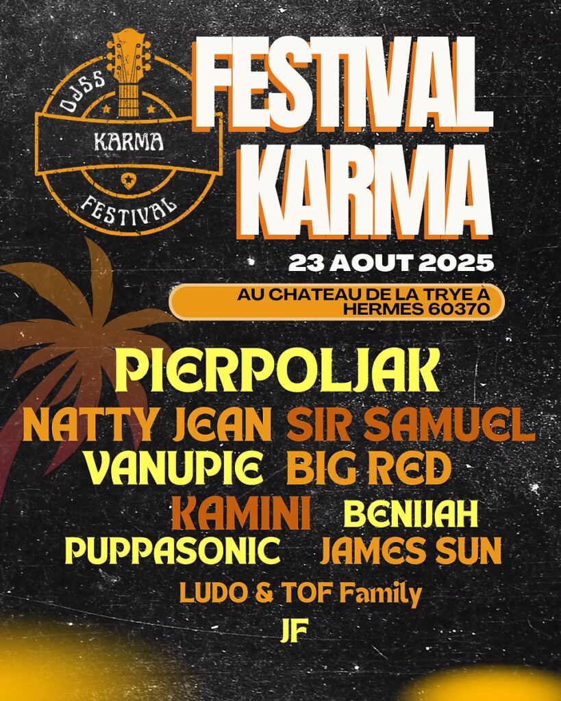 affiche du festival karma à Hermes
